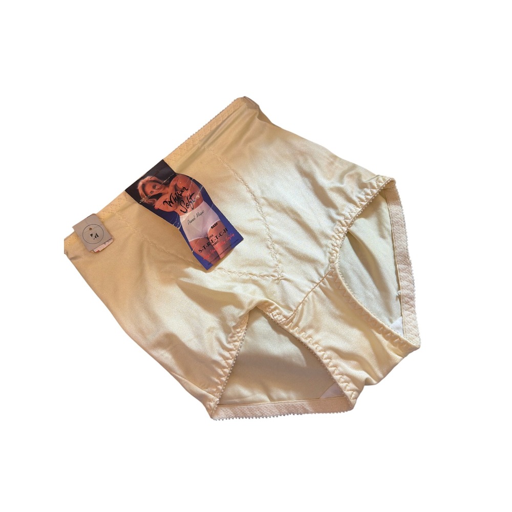 Vintage Whisper Soft Control Briefs Retro Pinup Mid-Century Shapewear 1772